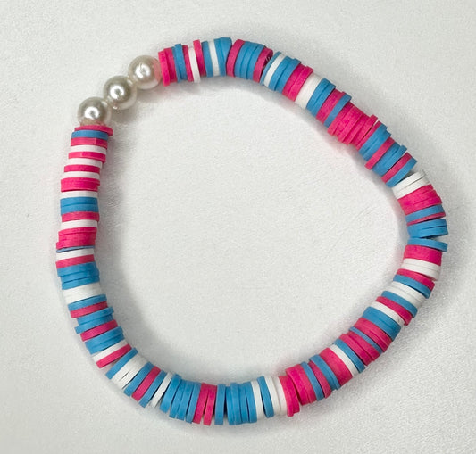 Multi colored single bracelet