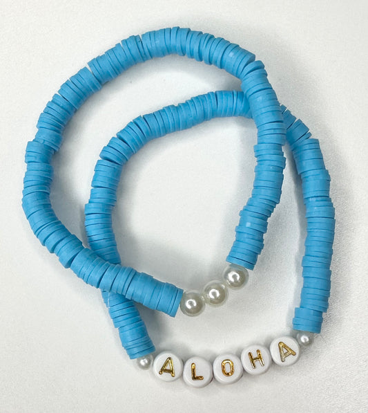Set of 2 Aloha bracelets